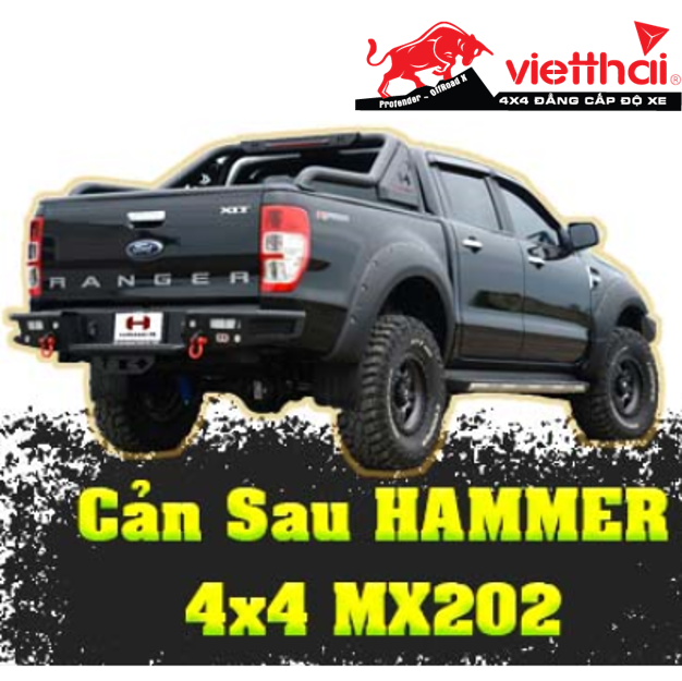 CẢN SAU HAMER M-SERIES MX202 CHO BÁN TẢI TOYOTA HILUX REVO & ROCCO
